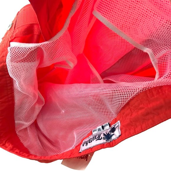 Trunks Red Hybrid Board Shorts Swim Trunks - Size 30 - Picture 8 of 11